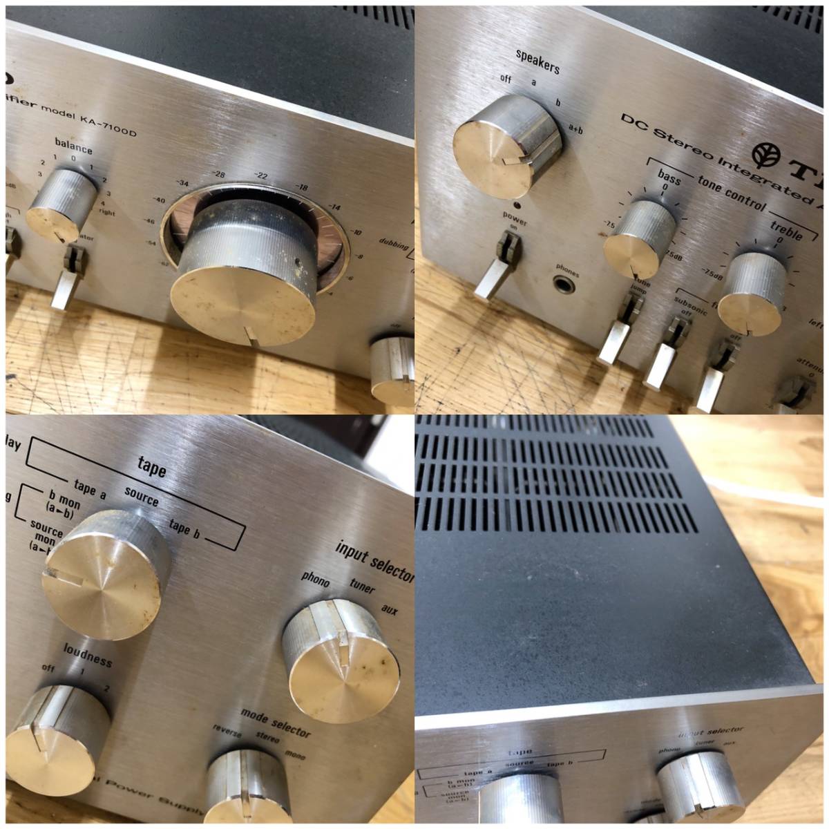 TRIO KENWOOD トリオ KA-7100D インテグレーテッドアンプ TRIO KENWOOD トリオ KA-7100D インテグレーテッドアンプ