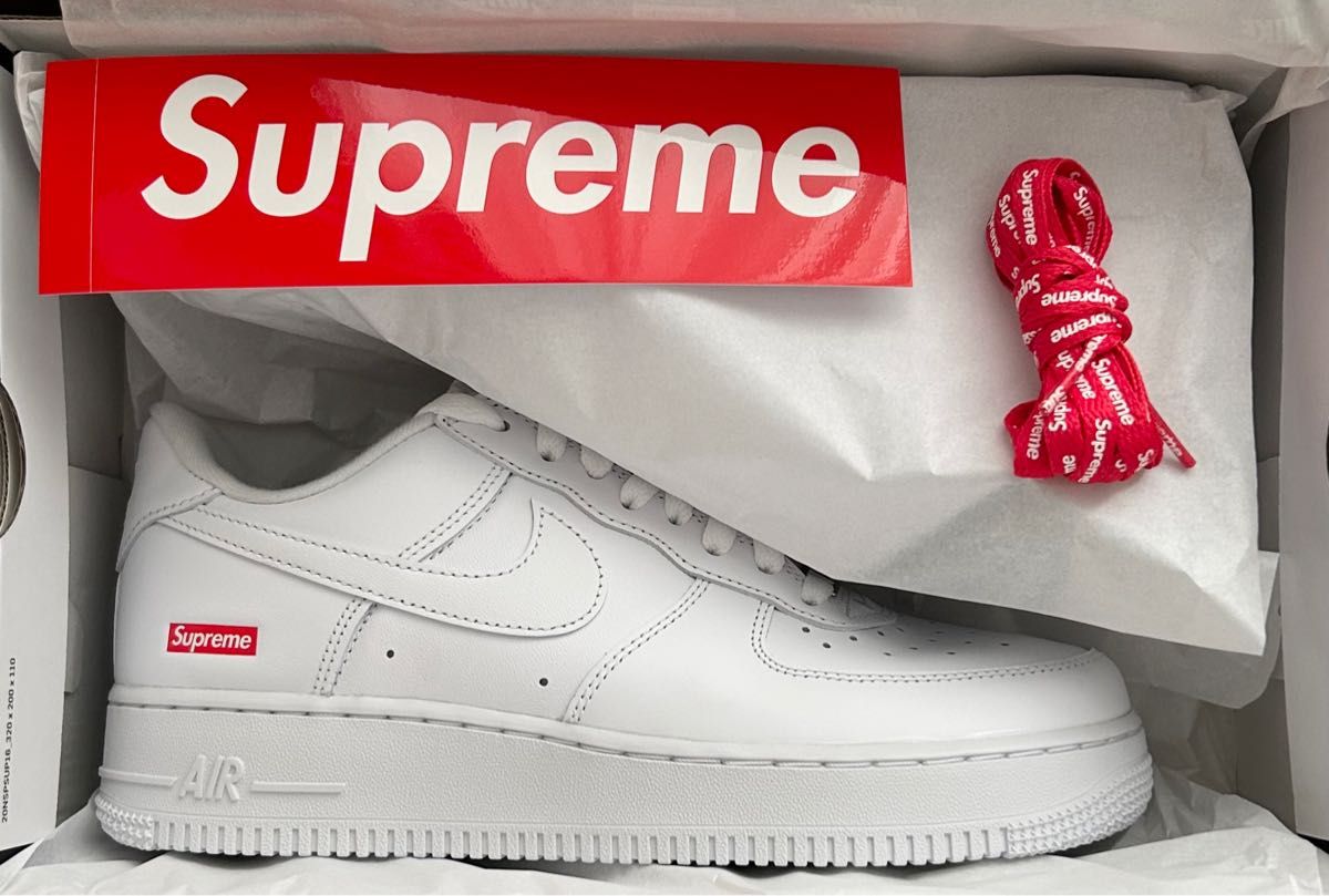【25cm】Supreme/Nike Air Force 1 Low シュプリーム ナイキ エアフォース1 WHITE
