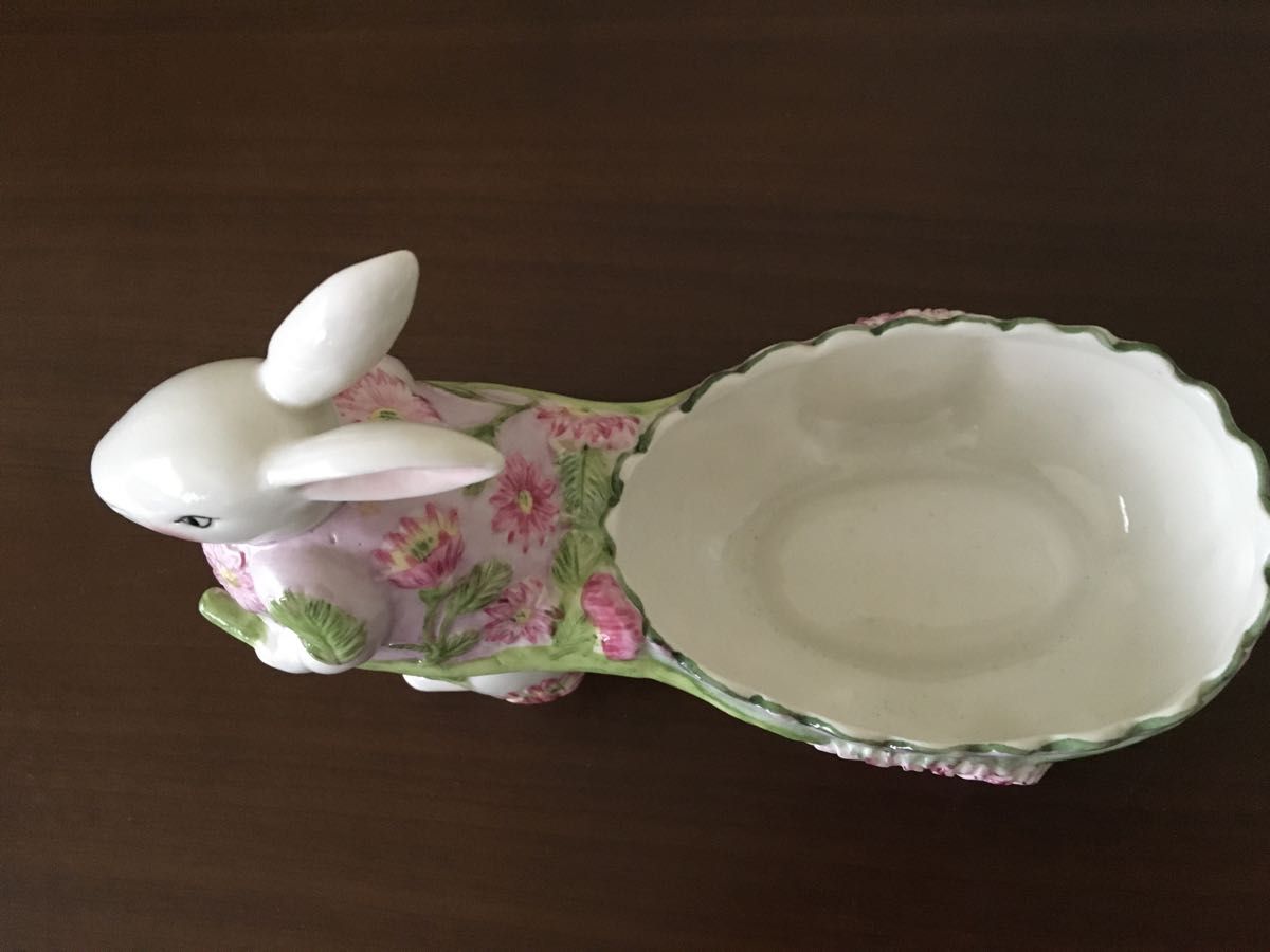 ビレロイ&ボッホ Villeroy&Boch 置物 オブジェ うさぎ 2体