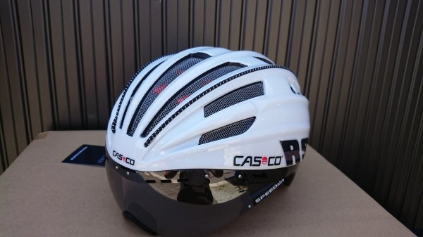 CASCO/SPEEDaeroRSｍＶWHITE　Lサイズ_画像1