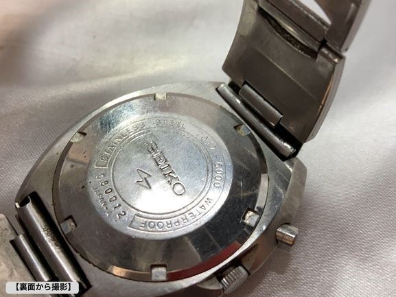 ★☆ 【中古/要オーバーホール】SEIKO セイコー スピードタイマー 腕時計 7017-6000 自動巻き ☆★_画像2