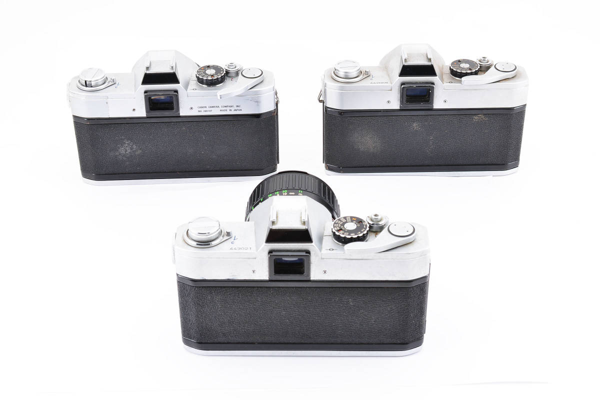 ★訳あり特上品★ キャノン CANON FT QL ×3個 + FD 50mm F1.8 /NEW FD 35-70mm /FL 50mm F1.8 ★3セットまとめ★ #0804 #100337 #0808_画像5