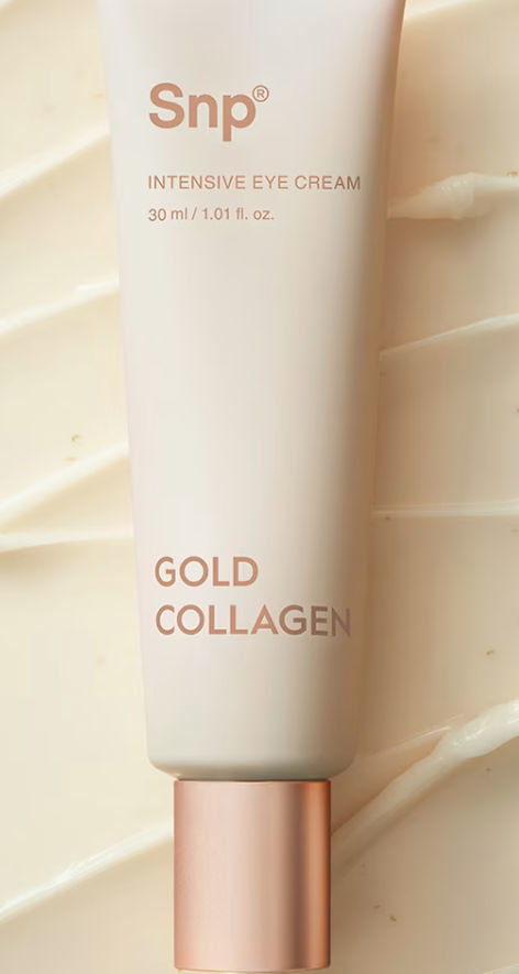 SNP ゴールド コラーゲン インテンシブ アイクリーム 30ml入 未開封 敏感肌の方にも 顔全体 首 にも GOLD COLLAGEN INTENSIVE EYE CREAM_画像3