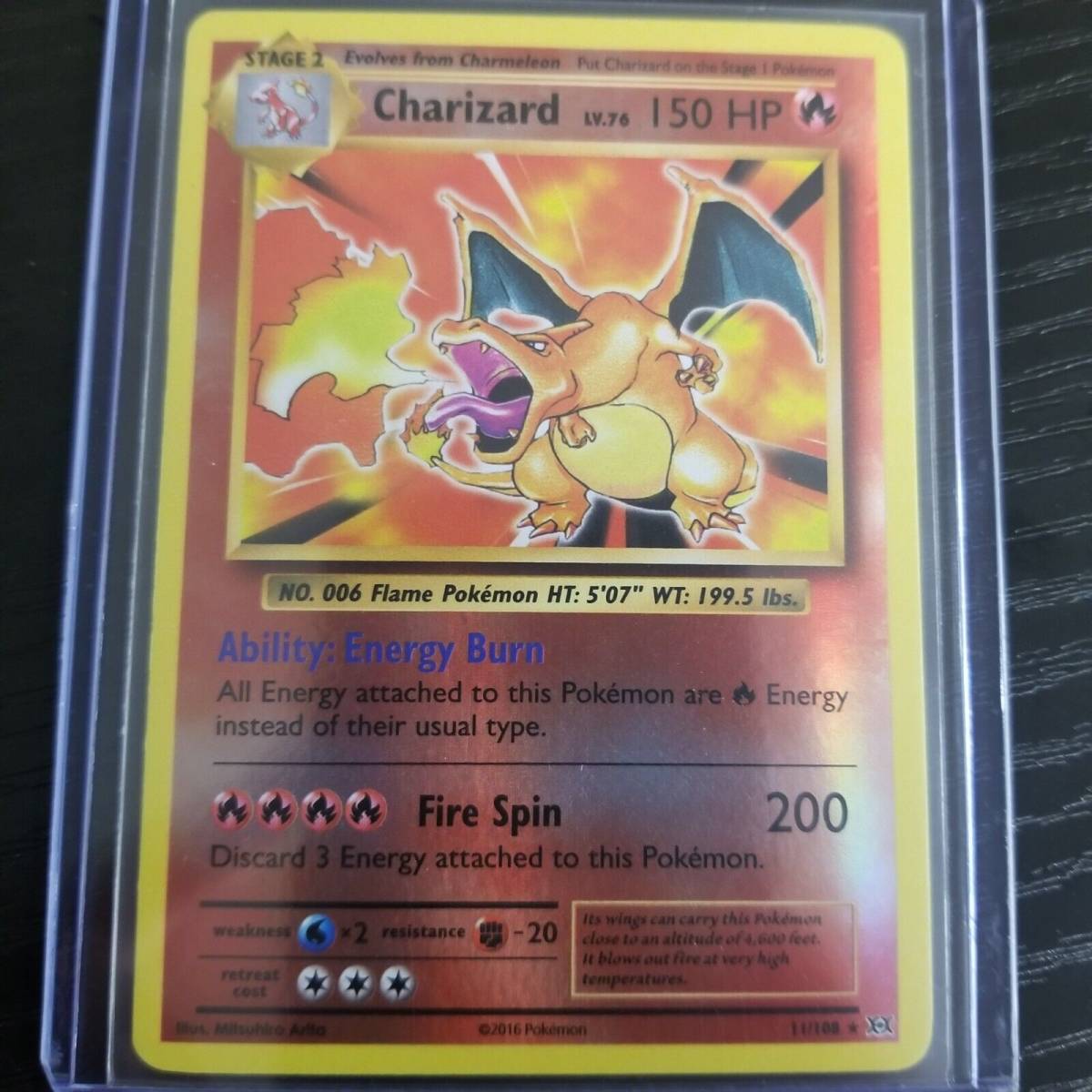 Charizard XY Evolutions 11/108 Holo Rare-Pack Fresh New Card