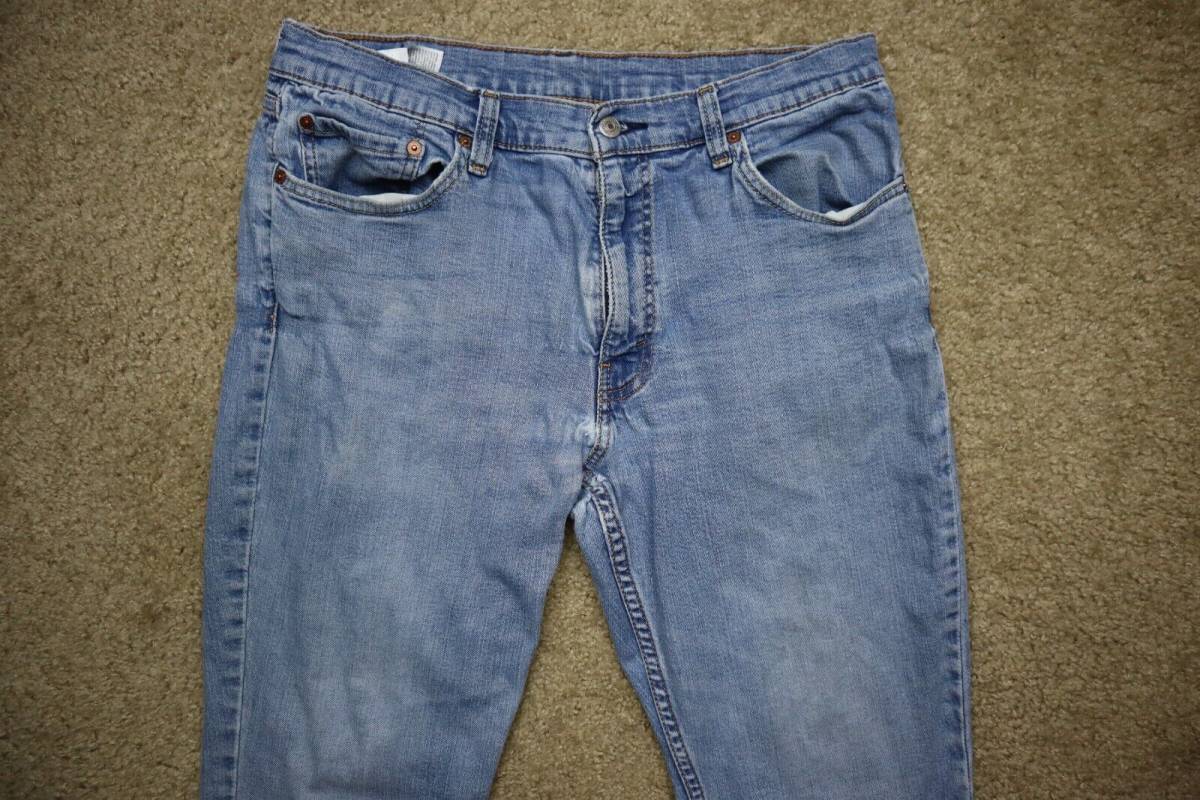 Levi´s 511 Jeans Mens 36x30 Blue Straight Leg Denim Pants 海外 即決-