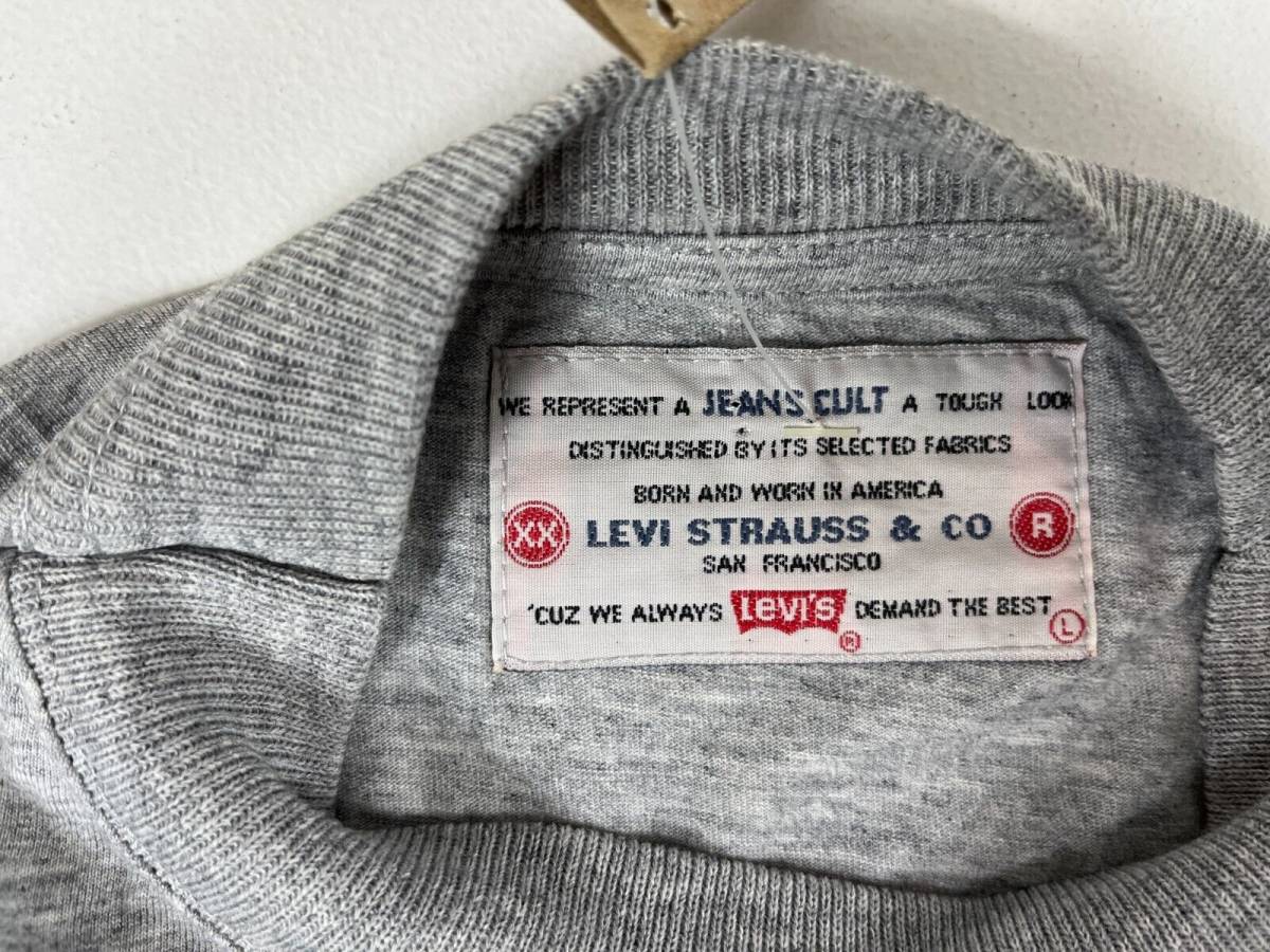 NWT Men´s Vintage 90s Levi´s Jeans Cult Long Sleeve T-shirt Made