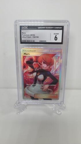 Pokemon 2018 Mars 154/156 Full Art Ultra Prism CGC 6 FREE SHIPPING 海外 即決スキル、知識