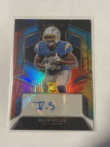 2022 PANINI SELECT ISAIAH SPILLER RC TIE-DYE AUTO /25 LOS ANGELES