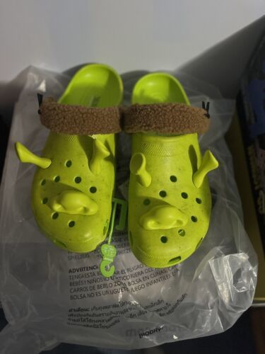 Shrek and Fiona Crocband Crocs Clog Shoes - LIMITED EDITION