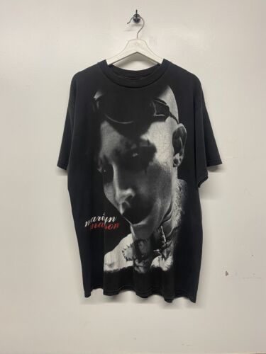 Vintage Marilyn Manson There’s No Time To Discriminate Tee XL 海外 即決