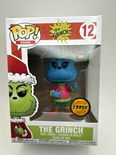 Funko Pop! The Grinch CHASE #12 Dr Seuss CHASE Limited Edition w/ Soft Protector 海外 即決