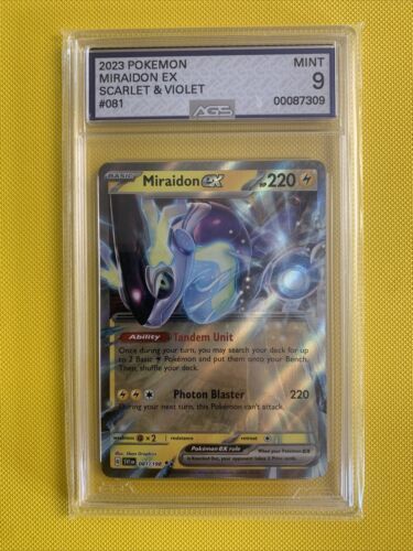 Miraidon EX Gold SR Pokemon Scarlet & Violet 253/198 ENGLISH NM/Mint