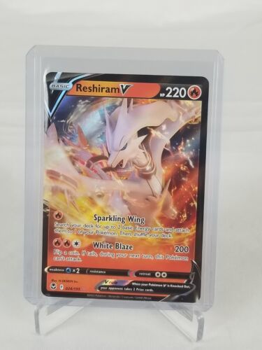 Reshiram V 2022 Pokemon Silver Tempest Card # 024/195 – VTC