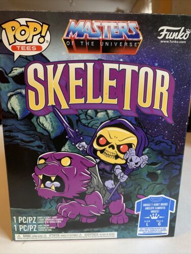 Funko Tees Skeletor Masters of the Universe Glow In The Dark Pop +