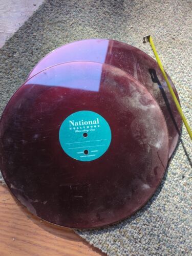 Lot of 4 Vintage National Hollywood Recording Disc Records 9 7/8