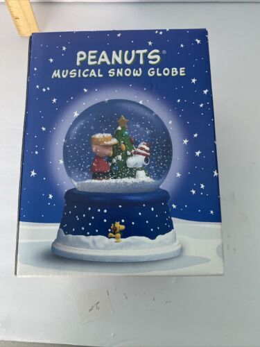 Hallmark Peanuts 50th Anniversary Musical Snow Globe 海外 即決-