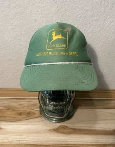 Vintage John Deere Deadstock Mesh Snapback Trucker Cap Hat With Tags  Louisville MFG Co