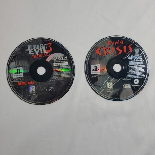 Dino Crisis w/ Resident Evil 3 Nemesis Demo Disk (PS1 / PSX) Near-Complete  13388210459