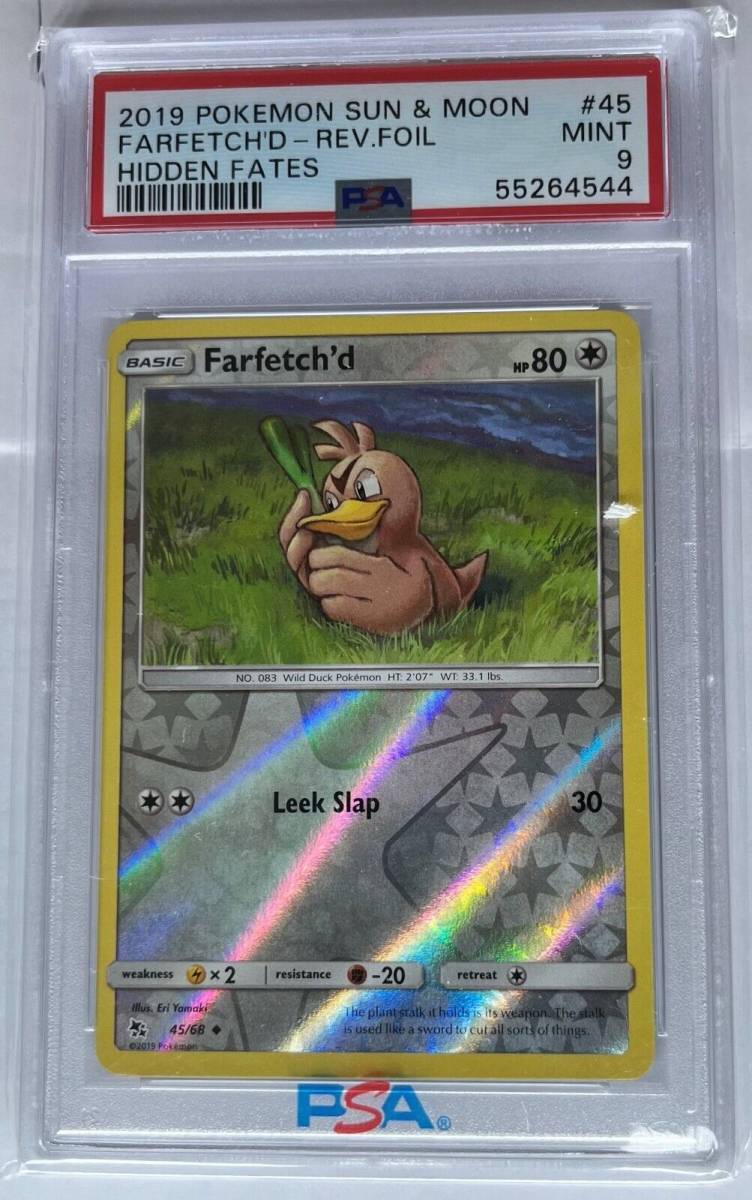 Pokemon Farfetch'd 45/68 Uncommon - Near Mint Condition - Hidden