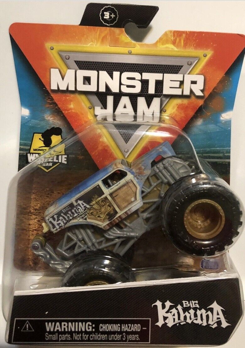 Monster Jam Wheelie Bar 1:64 Die-Cast Monster Truck - Big Kahuna