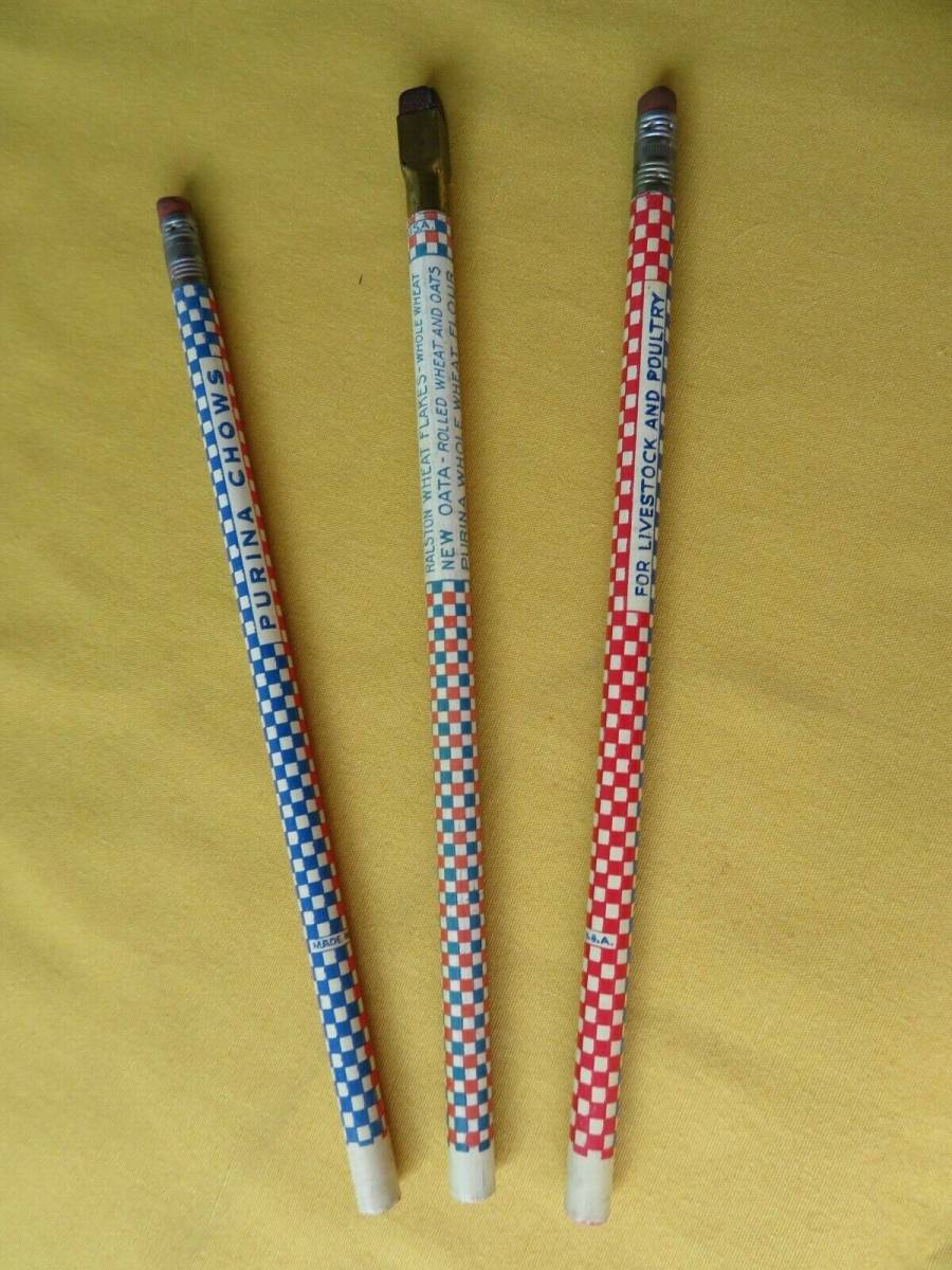 Purina Chows and Ralston Purina Cereals Checkerboard-Vtg.1950s-Lot