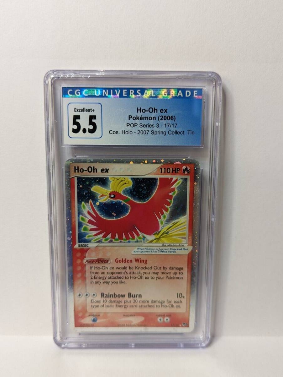 Ho-Oh ex - 17/17 PSA 8 POP Series 3 Ultra Rare Holo Pokemon - NM