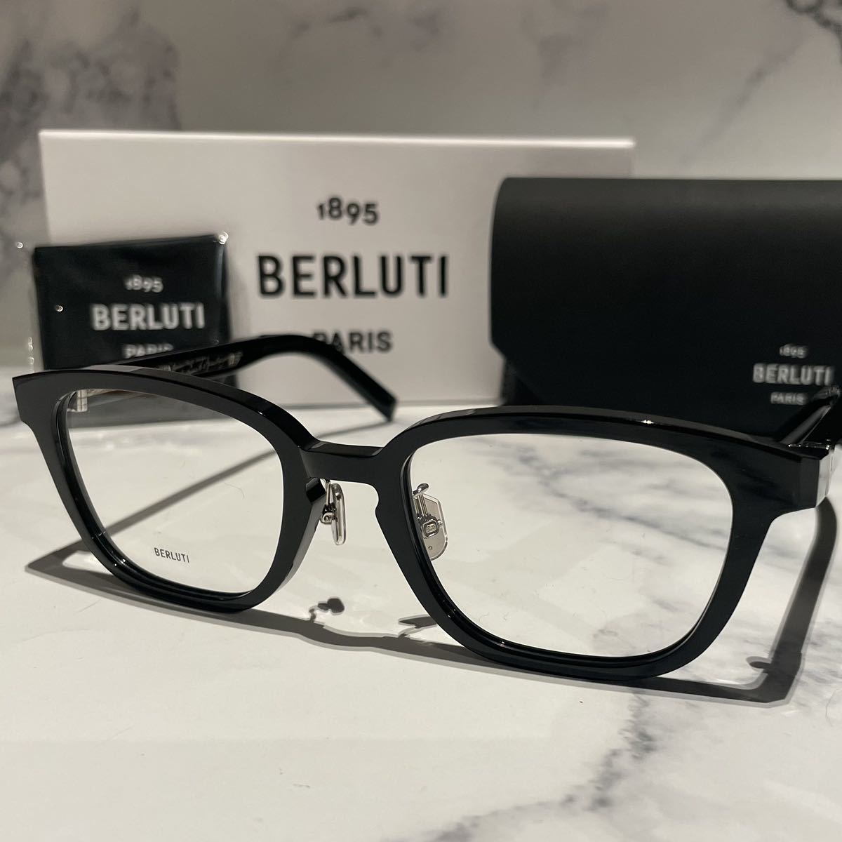 【 正規品 】新品 ベルルッティ BL50003U 001 眼鏡 サングラス メガネ BERLUTI