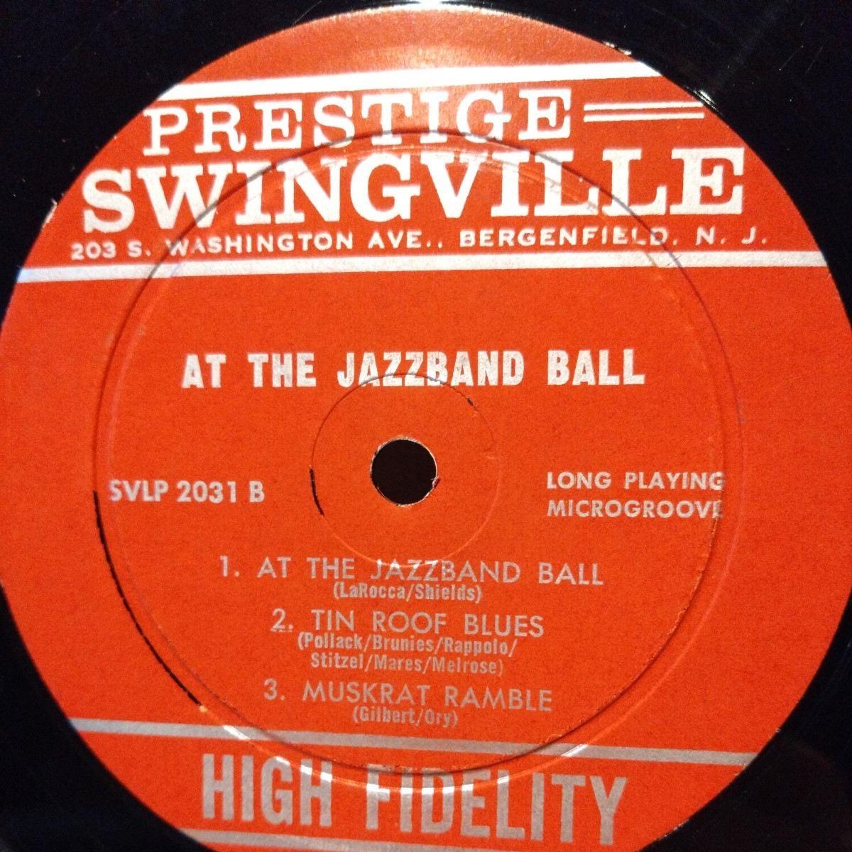 【LP】US盤　 Leonard Gaskin - At The Jazz Band Ball　RVG刻印_画像7