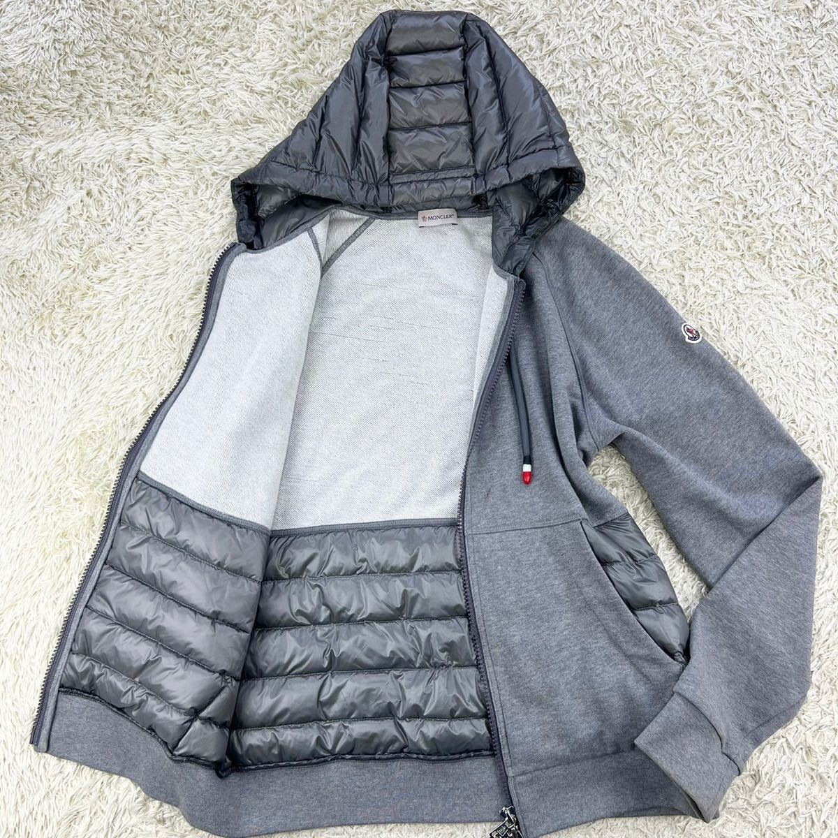極希少L!!モンクレール『限定の魅力』MONCLER ダウンジャケットロゴ