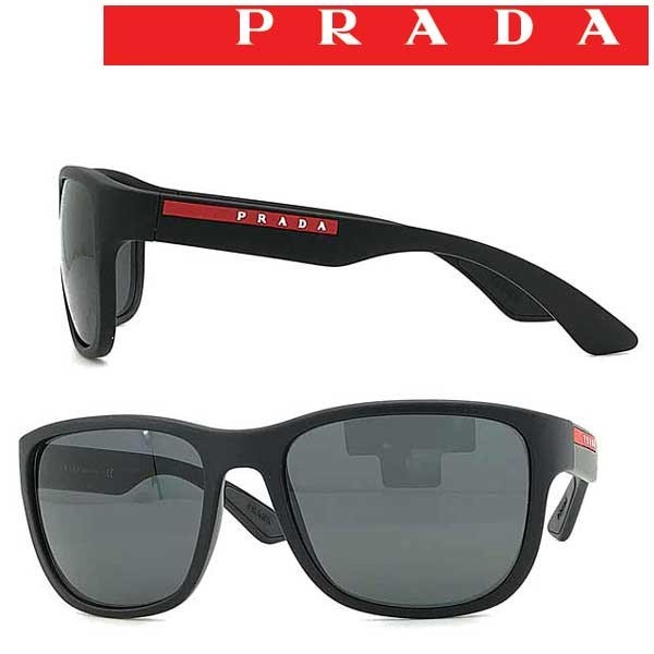 PRADA LINEA ROSSA プラダリネアロッサ ブラック サングラス 0PS-01US-DGO5SO