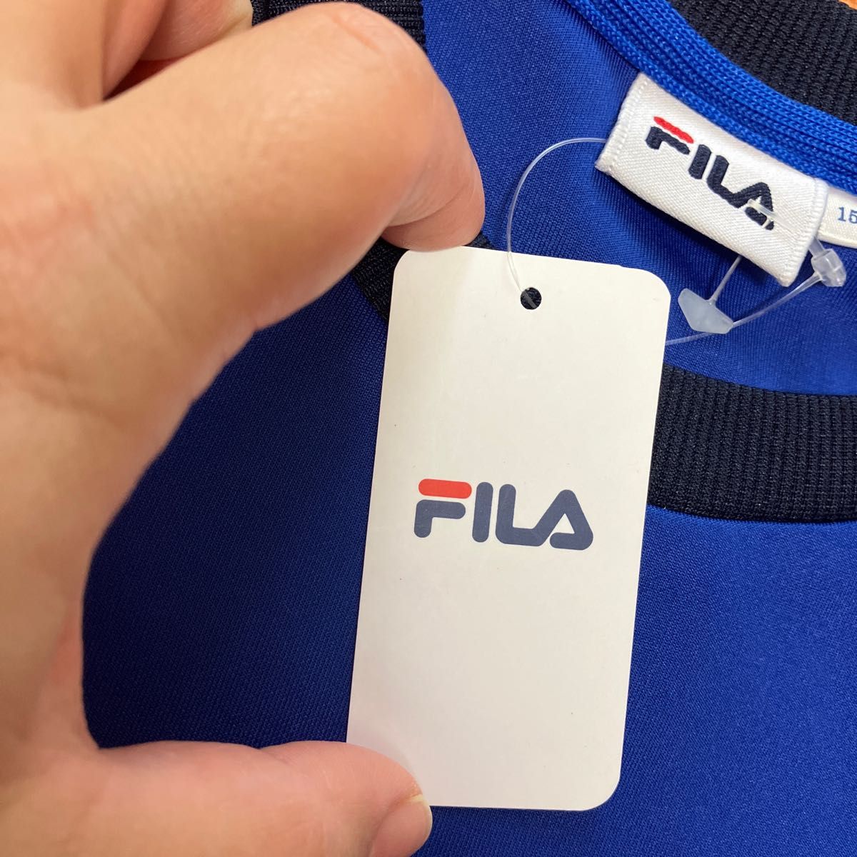 【タグ付！未使用】FILA トップス　トレーナー　150cm ジャージ素材　ドジャースブルー