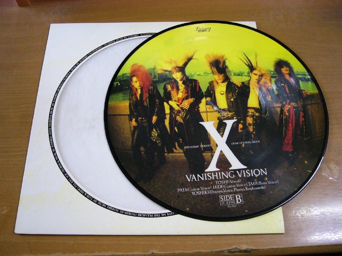 LPz667／【ピクチャーレコード】 X JAPAN：VANISHING VISION.(X JAPAN
