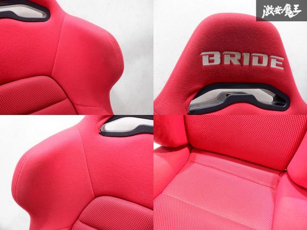 BRIDE ブリッド BRIX2 ブリックス2 セミバケット シート サイド止め レッド 赤 汎用品 S13 S14 S15 シルビア 180SX スカイライン 棚2I8_画像7