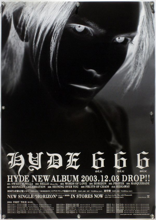 HYDE L\'Arc~en~CiellarukVAMPS poster 2I11010