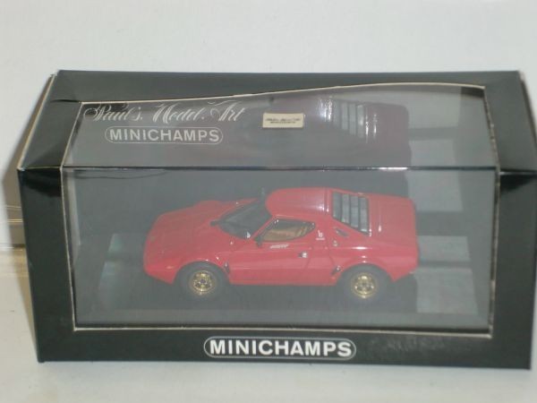 ☆1/43 MINICHAMPS Lancia Stratos 1971-78 赤