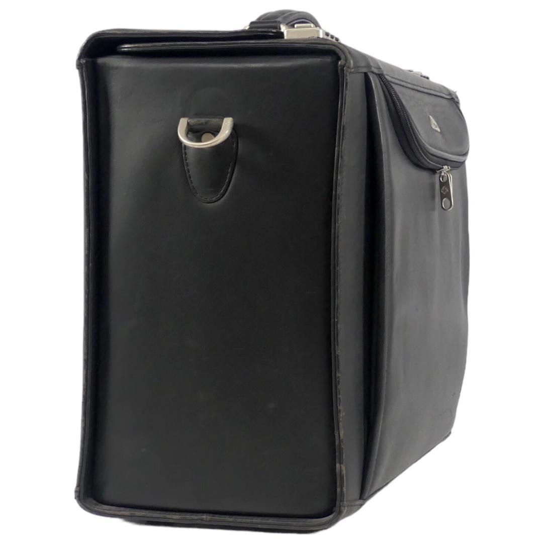  prompt decision *Samsonite* leather Pilot case Samsonite men's black original leather travel bag real leather business bag attache case shoulder 