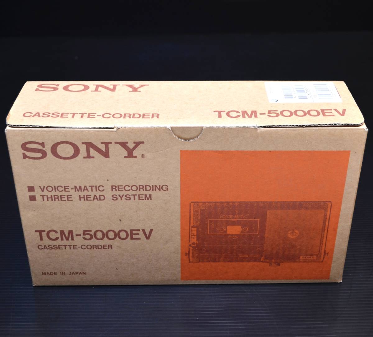 【超レア/未使用品】SONY ソニー TCM-5000EV カセットデンスケ 3ヘッド テープレコーダー カセットプレーヤー CASSETTE TAPE RECORDER_画像1