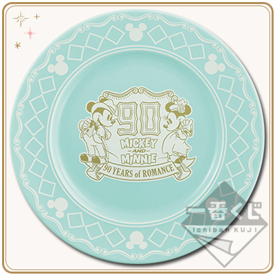  Mickey Mouse 90th C. memorial plate approximately 20cm/ most lot ( Mickey Mouse 90 anniversary )90 YEARS of ROMANCE/MICKEYMOUSE 90th