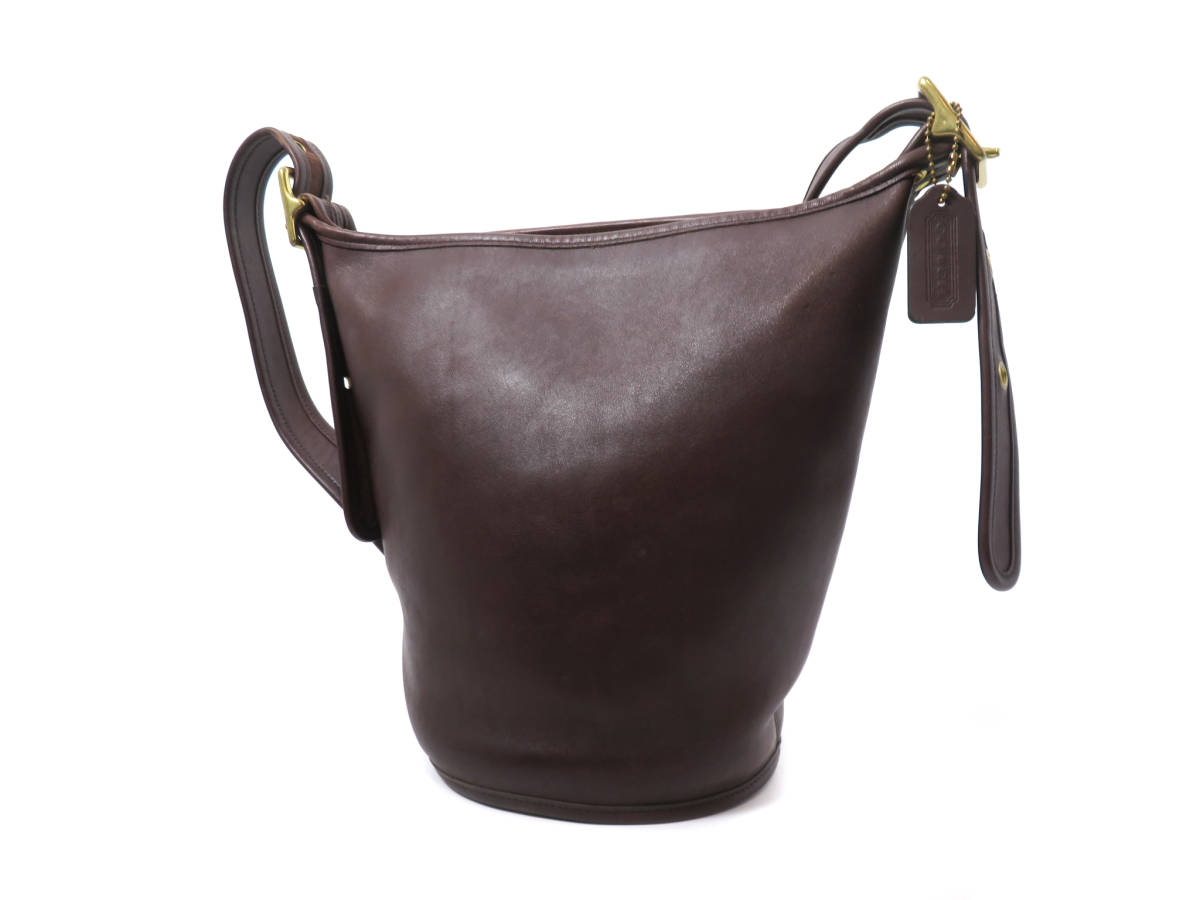 12415 美品 COACH オールドコーチ グローブ タンニン カウハイド フル