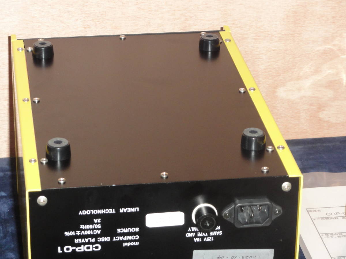 ◇ Linear Technology CDP-01 CDプレイヤー「メーカーにて動作 ◇ Linear Technology CDP-01 CDプレイヤー「メーカーにて動作