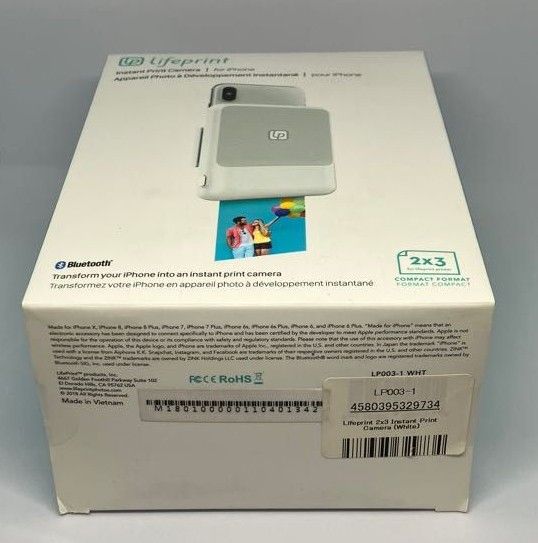 Lifeprint 2x3 Instant Print Camera White LP003-1　ライフプリント　iphone Yahoo!フリマ（旧） 4