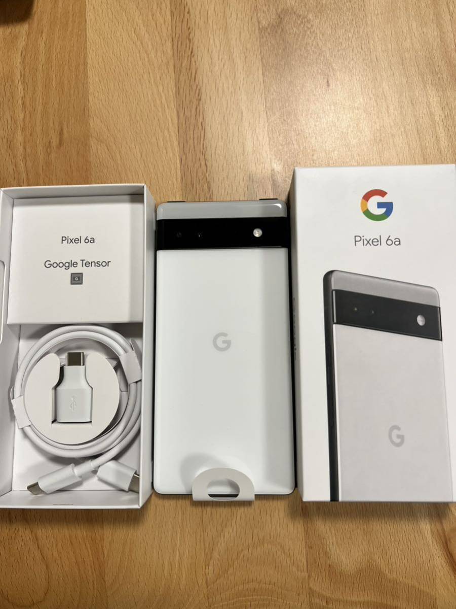 未使用品 送料無料 Google Pixel 6a Chalk SoftBank SIMフリー 128GB