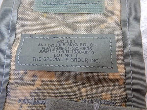 S98 ◆ACU MAG POUCH M4/M16 ダブルマガジンポーチ◆米軍◆サバゲー！_画像5