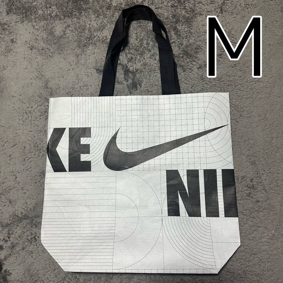 送料無料! NIKE エコバッグ S M L 3枚セット 新品 ナイキ トートバッグ ショッパー ショップ袋 エコバック 3点セット 韓国 白 ホワイト 黒_画像3