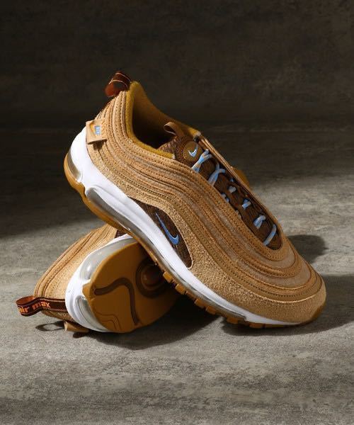 20,900円 28.0cm 新品 NIKE AIR MAX 97 SE エア マックス Teddy Bear Parline エアマックス テディベア スウェード メンズ 茶色 国内正規品_画像2