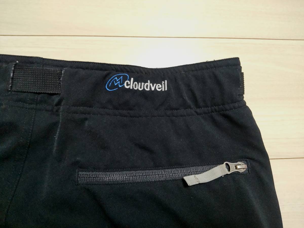 ★cloudveil　クラウドベイル　ソフトシェルパンツ　★schoeller　ショーラー素材　★ストレッチ　★黒色_画像6