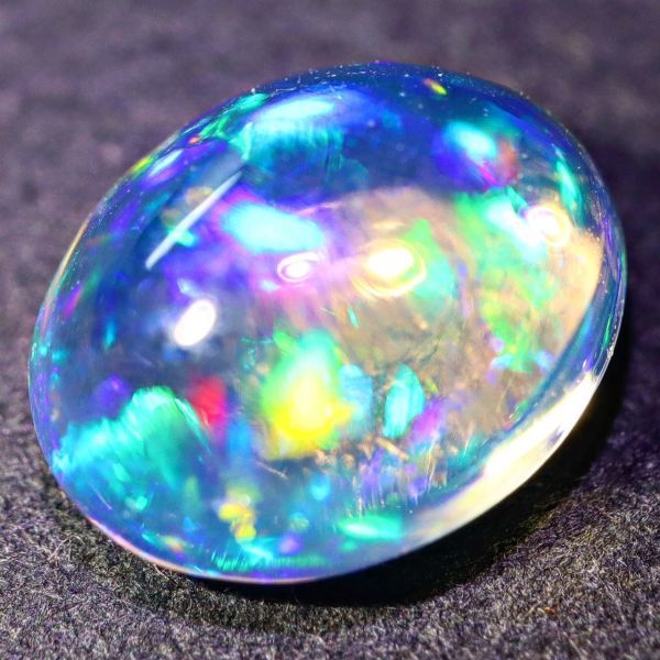 最高品質&遊色抜群!!1.270ct 天然ウォーターオパール メキシコ産＜裸石 ルース オパール Water opal 宝石 ジュエリー jewelry natural＞_画像1