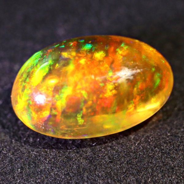 最高品質&遊色抜群!!1.740ct 天然ファイアオパール メキシコ産＜裸石 ルース ファイヤー fire opal 宝石 jewelry natural ジュエリー＞_画像4