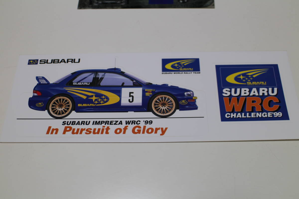 スバル　インプレッサ　WRC　1999＆2001　ステッカー　コリン・マクレー　リチャード・バーンズ　ラリー　Sti　22B　GRB_画像3