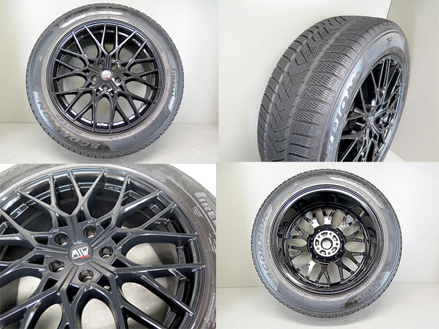 レンジローバー ディスカバリー MSW MSW74 8.5J-20H2 +45 PCD120 ホイール 4本 PIRELLI スタッドレス SCORPION WINTER 255/55R20 (FJ0221)_画像4